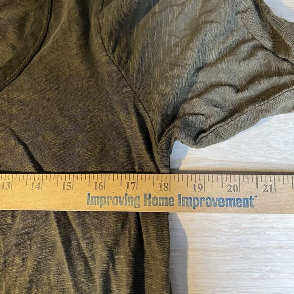 Anthropologie Parkway Tunic Olive Green Left of Center - Picture 5 of 7